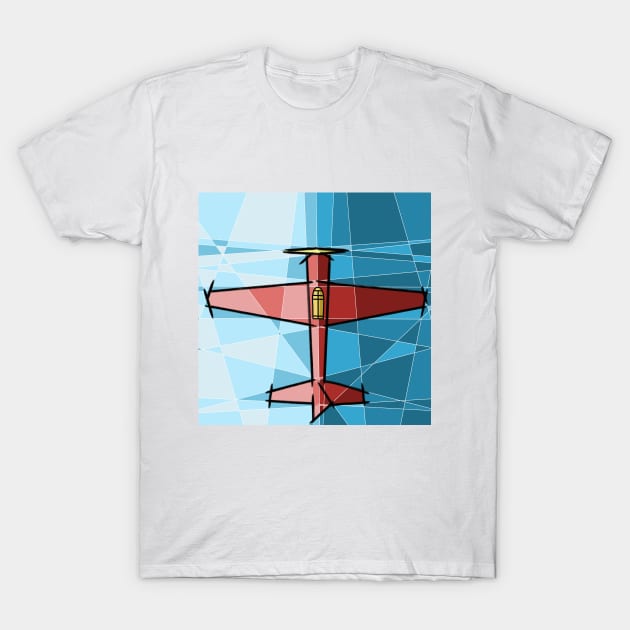 Abstract Airplane T-Shirt by jaynadian